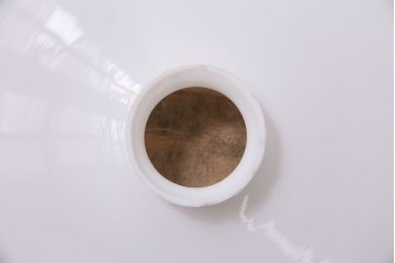 アンティーク照明　戦前　レトロな平笠シェードのペンダントライト2個セット(天井照明、吊り下げ照明、電笠)(R-046184)