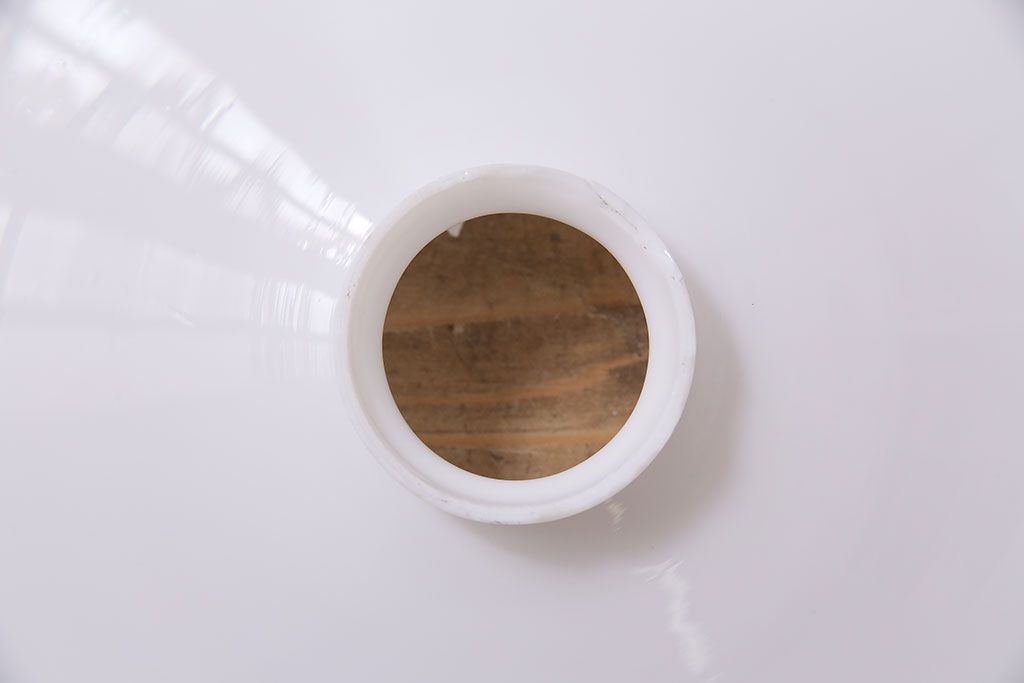 アンティーク照明　戦前　レトロな平笠シェードのペンダントライト2個セット(天井照明、吊り下げ照明、電笠)(R-046184)