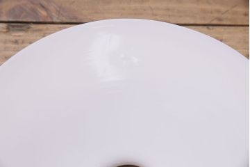 アンティーク照明　戦前　レトロな平笠シェードのペンダントライト2個セット(天井照明、吊り下げ照明、電笠)(R-046185)