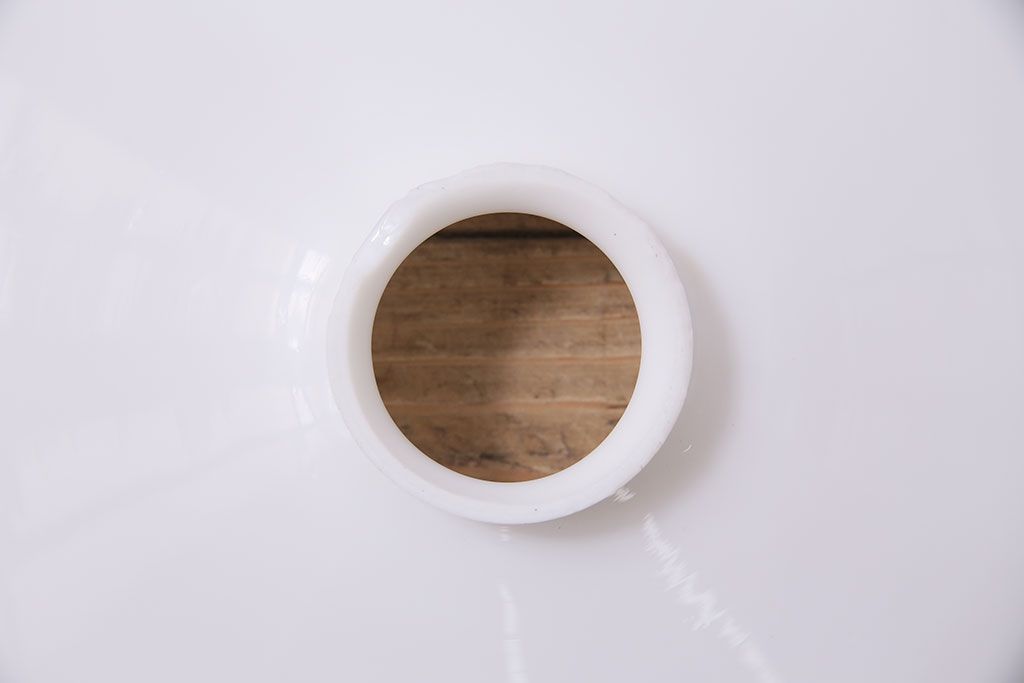 アンティーク照明　戦前　レトロな平笠シェードのペンダントライト2個セット(天井照明、吊り下げ照明、電笠)(R-046186)