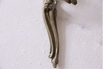 ヴィンテージ照明　フランスビンテージ　大ぶりなルイ15世様式のウォールランプ(壁付け照明、壁掛け照明)(R-046191)