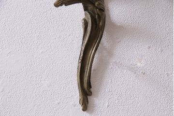 ヴィンテージ照明　フランスビンテージ　大ぶりなルイ15世様式のウォールランプ(壁付け照明、壁掛け照明)(R-046192)