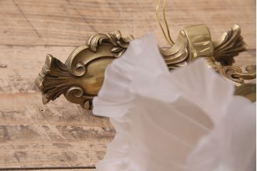 アンティーク照明　フランスアンティーク　クラシックなお部屋にぴったりな真鍮製のウォールランプ(壁付け照明、壁掛け照明)(R-046195)
