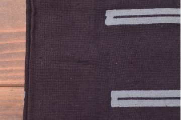大正〜昭和初期　未使用　古い藍染木綿半纏(古布、呉服店)(R-046197)