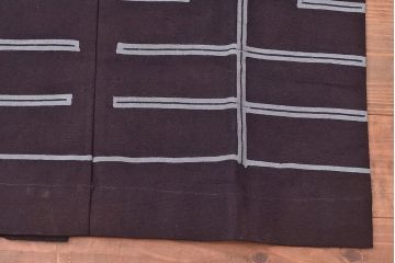 大正〜昭和初期　未使用　古い藍染木綿半纏(古布、呉服店)(R-046197)