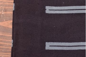 大正〜昭和初期　未使用　古い藍染木綿半纏(古布、呉服店) (R-046198)