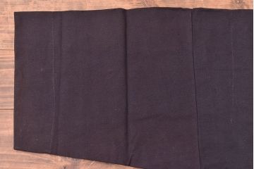 大正〜昭和初期　未使用　古い藍染木綿半纏(古布、呉服店) (R-046198)