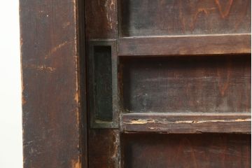 アンティーク家具　明治大正期　和の情緒溢れるデザインの収納箪笥・下段(キャビネット、水屋箪笥)(R-046233)