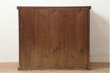 アンティーク家具　明治大正期　前面ケヤキ材　引き出し3杯　味わいたっぷりの衣装箪笥(和タンス、チェスト)(R-046245)