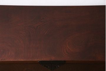 リメイク家具　伝統民芸　岩谷堂箪笥　衣装盆付き　2wayが便利な脚付サイドボード(衣装箪笥、引き出し、収納棚)(R-046252)