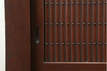 和製アンティーク　明治大正期　丸桟仕上げの気品溢れる近江水屋箪笥・重ね(重ね箪笥、収納棚)(R-046258)