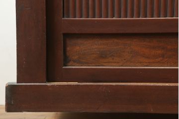 和製アンティーク　明治大正期　丸桟仕上げの気品溢れる近江水屋箪笥・重ね(重ね箪笥、収納棚)(R-046258)