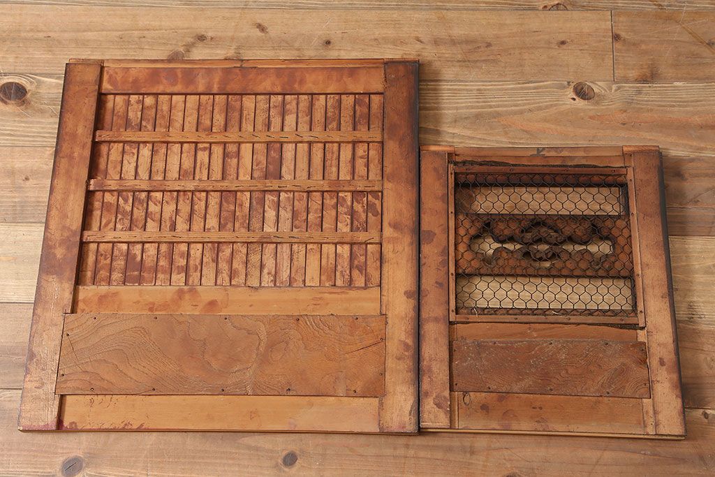 和製アンティーク　明治大正期　丸桟仕上げの気品溢れる近江水屋箪笥・重ね(重ね箪笥、収納棚)(R-046258)