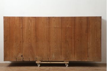 和製アンティーク　昭和初期　純和風のお部屋にぴったりの水屋箪笥・下段(重ね箪笥、収納棚、戸棚、食器棚)(R-046269)