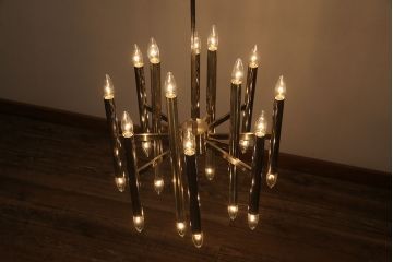 ヴィンテージ照明　イタリアビンテージ　Gaetano Sciolari　シャンデリア(天井照明)(R-046275)