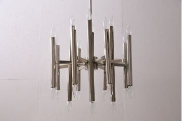 ヴィンテージ照明　イタリアビンテージ　Gaetano Sciolari　シャンデリア(天井照明)(R-046275)