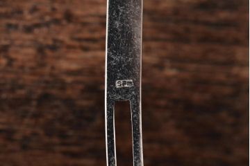 古い鼈甲　コンパクト　髪留　6点(べっこう、シルバー、在銘)(R-046289)