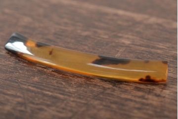 古い鼈甲　コンパクト　髪留　6点(べっこう、シルバー、在銘)(R-046289)