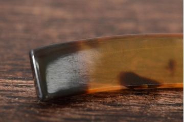 古い鼈甲　コンパクト　髪留　6点(べっこう、シルバー、在銘)(R-046289)