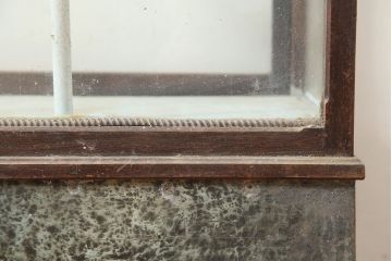 アンティーク家具　昭和初期　ナラ材　レトロな雰囲気が魅力のガラスケース(ショーケース、陳列棚)(R-046309)