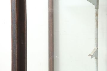 アンティーク家具　昭和初期　ナラ材　レトロな雰囲気が魅力のガラスケース(ショーケース、陳列棚)(R-046309)