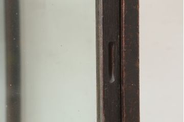 アンティーク家具　昭和初期　ナラ材　レトロな雰囲気が魅力のガラスケース(ショーケース、陳列棚)(R-046309)