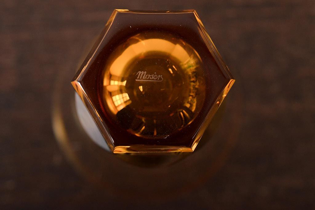 チェコガラス　MOSER　モーゼル　グラス5点(ボヘミアクリスタル、コップ)(R-046321)