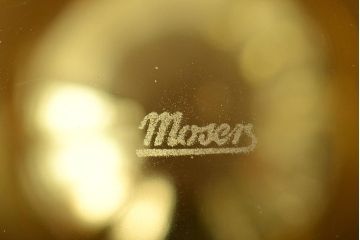 チェコガラス　MOSER　モーゼル　グラス5点(ボヘミアクリスタル、コップ)(R-046321)