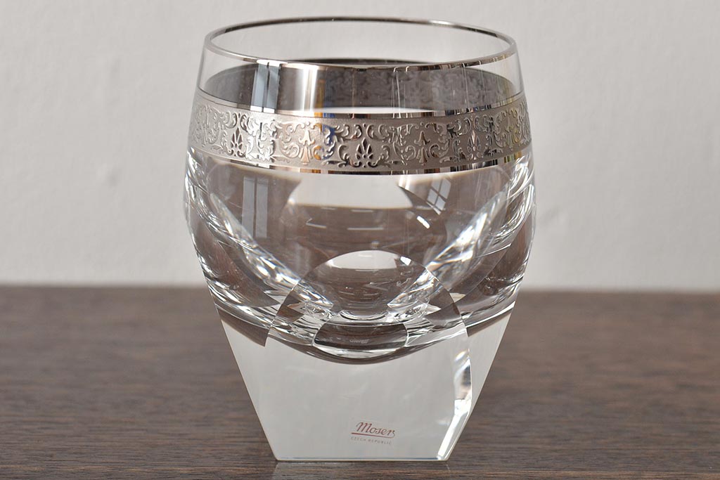 チェコガラス　MOSER　モーゼル　グラス5点(ボヘミアクリスタル、コップ)(R-046321)