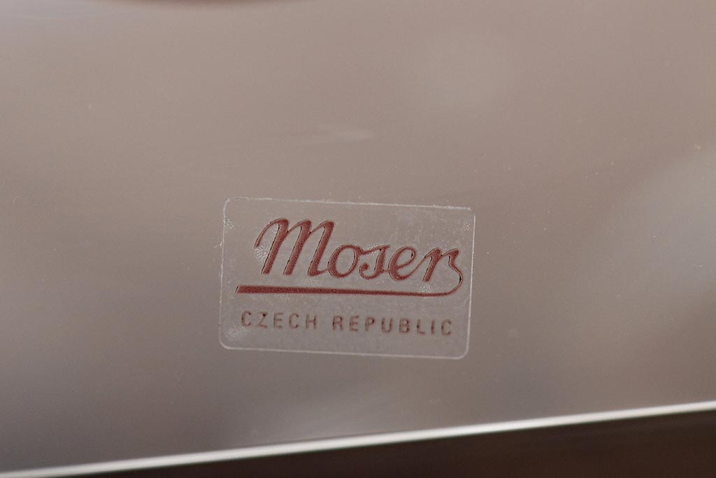 チェコガラス　MOSER　モーゼル　グラス5点(ボヘミアクリスタル、コップ)(R-046321)