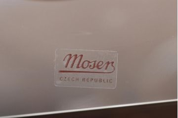 チェコガラス　MOSER　モーゼル　グラス5点(ボヘミアクリスタル、コップ)(R-046321)