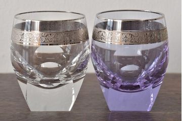 チェコガラス　MOSER　モーゼル　グラス5点(ボヘミアクリスタル、コップ)(R-046321)