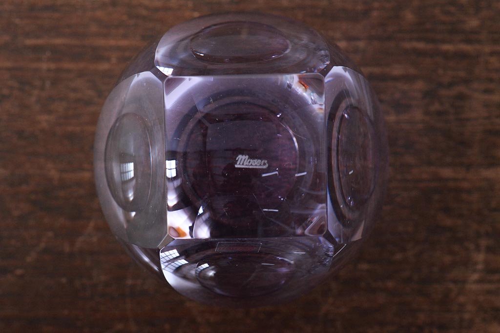 チェコガラス　MOSER　モーゼル　グラス5点(ボヘミアクリスタル、コップ)(R-046321)