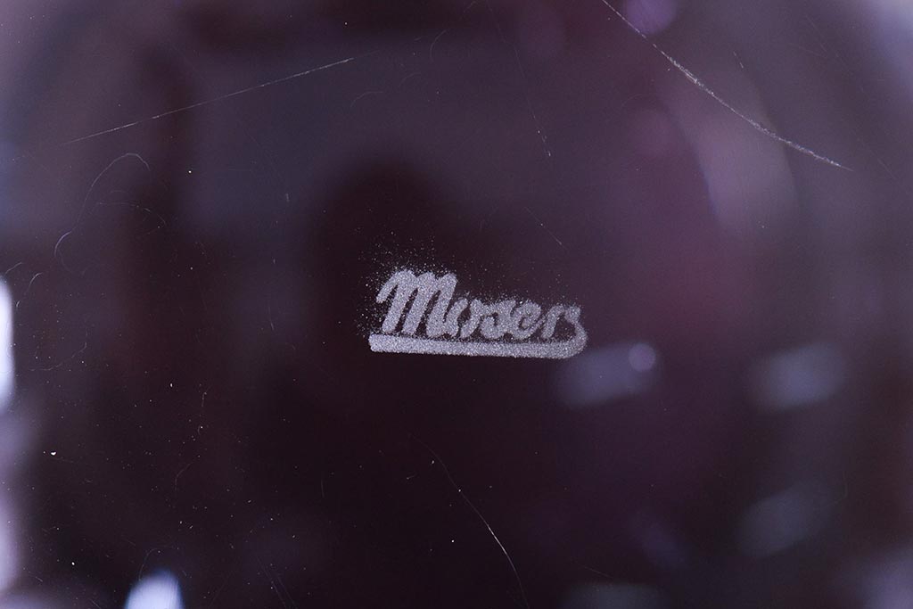 チェコガラス　MOSER　モーゼル　グラス5点(ボヘミアクリスタル、コップ)(R-046321)