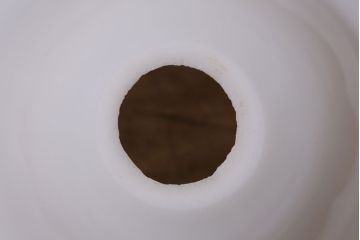 ヴィンテージ照明　イギリスビンテージ　可愛らしいフリルシェードのペンダントライト(ランプシェード、天井照明)(R-046329)