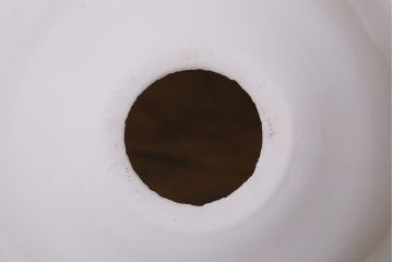 ヴィンテージ照明　イギリスビンテージ　可愛らしいフリルシェードのペンダントライト(ランプシェード、天井照明)(R-046330)