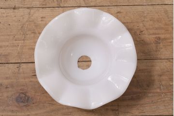 ヴィンテージ照明　イギリスビンテージ　可愛らしいフリルシェードのペンダントライト(ランプシェード、天井照明)(R-046331)