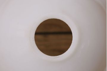 ヴィンテージ照明　イギリスビンテージ　可愛らしいフリルシェードのペンダントライト(ランプシェード、天井照明)(R-046338)