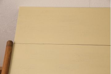 北欧ヴィンテージ家具　当店ペイント　チーク材　ナチュラルなカラーのトロリーワゴン(キッチンワゴン、サイドテーブル、ビンテージ)(R-046353)