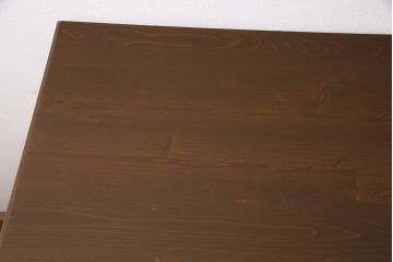 リメイク家具　ブラザー社(BROTHER)　天板ヒノキ材　ホワイトペイントがナチュラルなミシンテーブル(サイドテーブル、カフェテーブル、ミシン台)(R-046363)