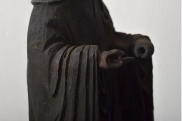 江戸〜明治　木彫(塗金彩色、仏像、彫刻)(R-046406)