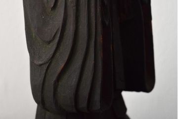江戸〜明治　木彫(塗金彩色、仏像、彫刻)(R-046406)