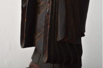 江戸〜明治　木彫(塗金彩色、仏像、彫刻)(R-046406)