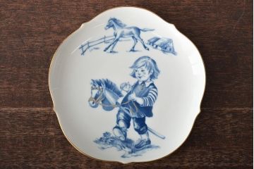 マイセン(Meissen)　2002メモリアルプレート　仔馬のギャロップ　共箱(R-046408)