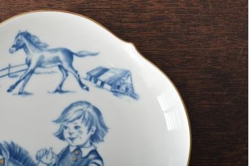 マイセン(Meissen)　2002メモリアルプレート　仔馬のギャロップ　共箱(R-046408)