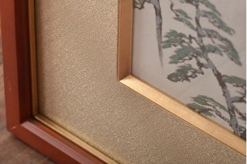 リトグラフ　「霊峰」　横山大観筆　限定300部第128番(石版画、額)(R-046416)