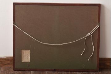 リトグラフ　「霊峰」　横山大観筆　限定300部第128番(石版画、額)(R-046416)