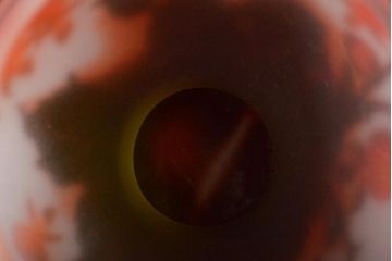 ガレ工房　ガラス小鉢(エミールガレ、花瓶、ボウル)(R-046422)