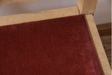 アンティーク家具　イギリスアンティーク　ストリップド(剥離)　オーク材　ツイストレッグのダイニングチェア(椅子)(R-046428)