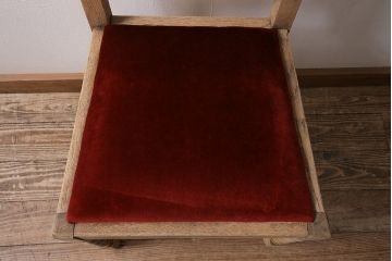 アンティーク家具　イギリスアンティーク　ストリップド(剥離)　オーク材　ツイストレッグのダイニングチェア(椅子)(R-046434)